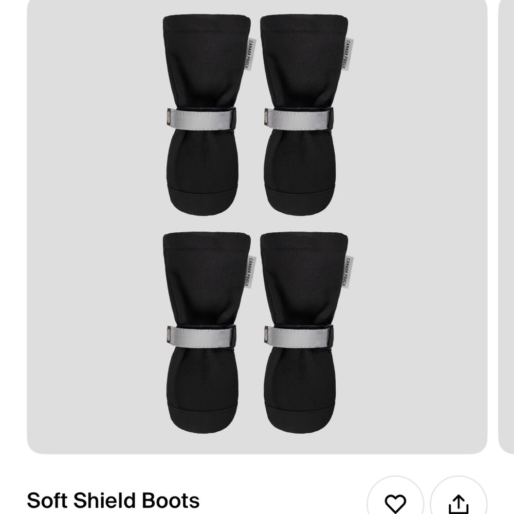 Canada Pooch Soft Shield boots size 3